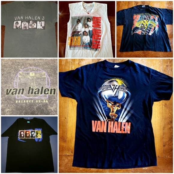 Vintage band Tee VAN HALEN in the 80s